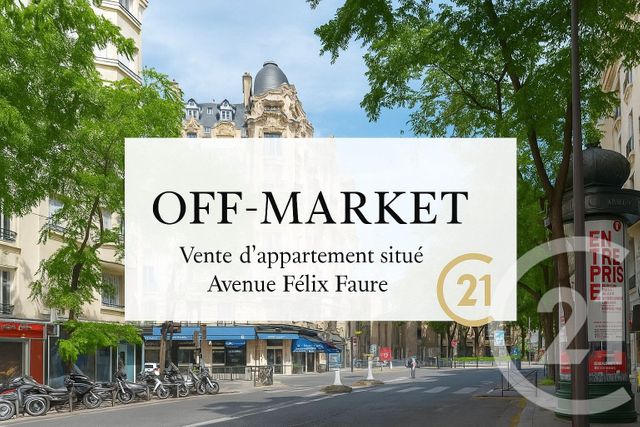 Appartement F3 à vendre - 3 pièces - 57,51 m2 - Paris - 75015 - ILE-DE-FRANCE