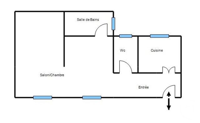 Appartement F1 Bis à vendre PARIS