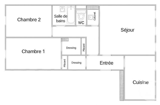 Appartement à vendre - 4 pièces - 82,53 m2 - Paris - 75015 - ILE-DE-FRANCE