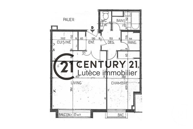 Appartement F2 &agrave; vendre - 2 pi&egrave;ces - 46 m2 - Paris - 75014 - ILE-DE-FRANCE