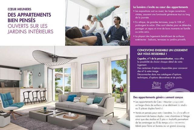 Appartement F3 &agrave; vendre - 3 pi&egrave;ces - 68 m2 - Bagneux - 92 - ILE-DE-FRANCE