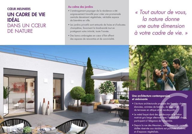 Appartement F3 &agrave; vendre - 3 pi&egrave;ces - 68 m2 - Bagneux - 92 - ILE-DE-FRANCE