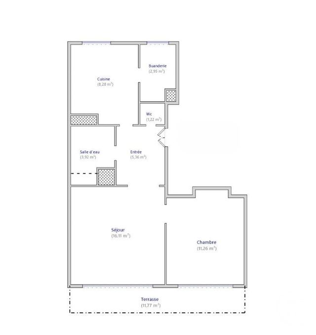 Appartement F2 &agrave; vendre - 2 pi&egrave;ces - 49 m2 - Paris - 75014 - ILE-DE-FRANCE