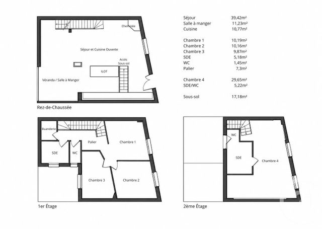 Maison &agrave; vendre - 5 pi&egrave;ces - 143,20 m2 - Paris - 75013 - ILE-DE-FRANCE