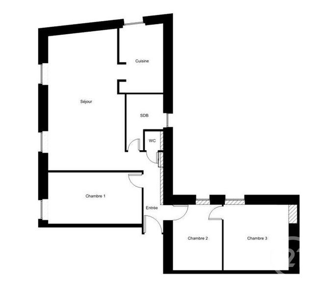 Appartement F5 à vendre PARIS