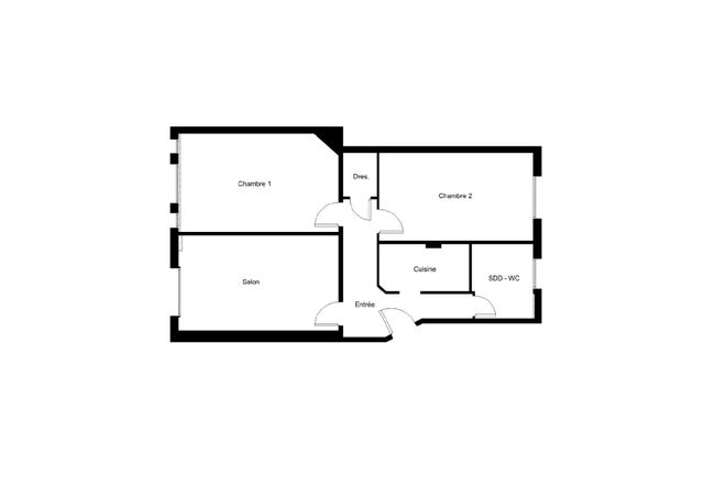 Appartement F3 &agrave; vendre - 3 pi&egrave;ces - 60 m2 - Paris - 75015 - ILE-DE-FRANCE