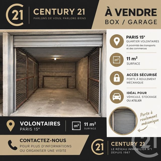 Parking à vendre PARIS