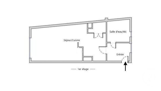 Appartement F1 &agrave; vendre - 1 pi&egrave;ce - 35,76 m2 - Paris - 75015 - ILE-DE-FRANCE