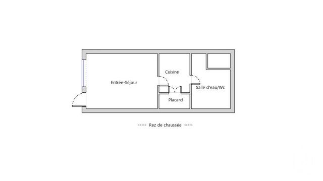 Appartement F1 &agrave; louer - 1 pi&egrave;ce - 23 m2 - Paris - 75015 - ILE-DE-FRANCE